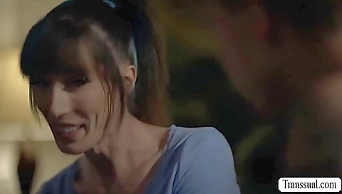 Brunette with big ass gets a big dick in her ass 4k