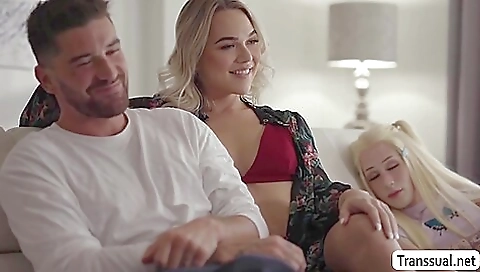 Petite girl is getting a hard dick in her ass and mouth