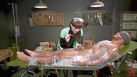 Hot shemale 18+ masturbates and plays with a strapon