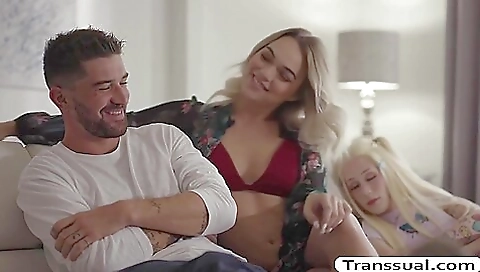 Blonde slut in high heels gets her ass railed deepthroat