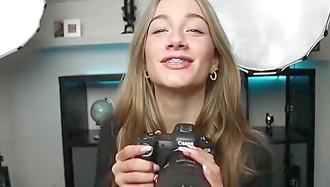 Busty brunette wonders her own ass with a vibrator