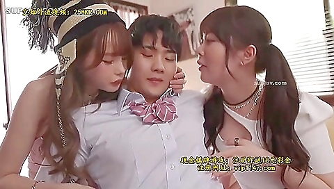 Asian girls share the same birthday and fuck one another